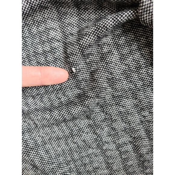 L’AGENCE Adeline Belted Long Cardigan Sz XS duster Black Grey Houndstooth #2G507 - Picture 9 of 12